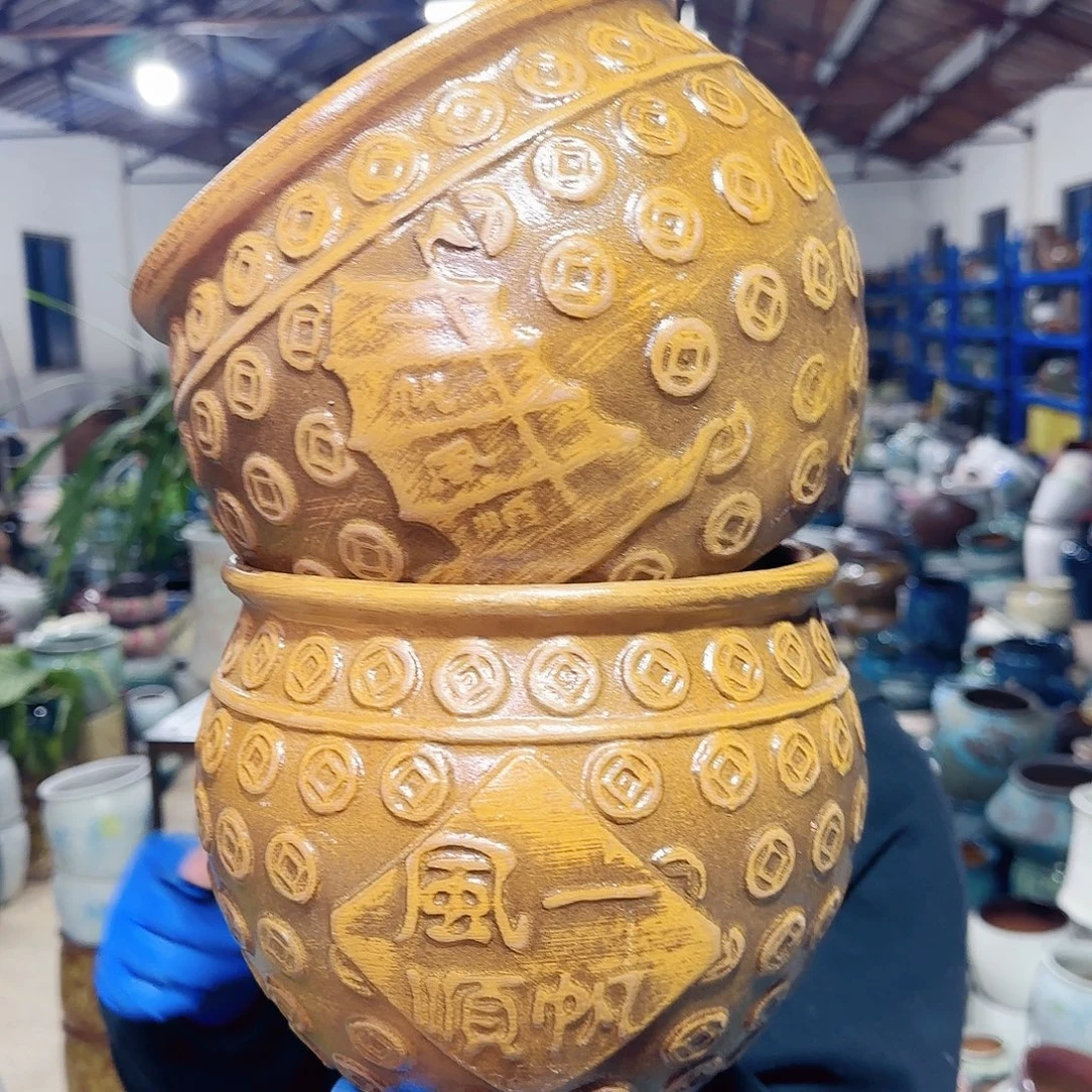 花盆紫砂高18口19