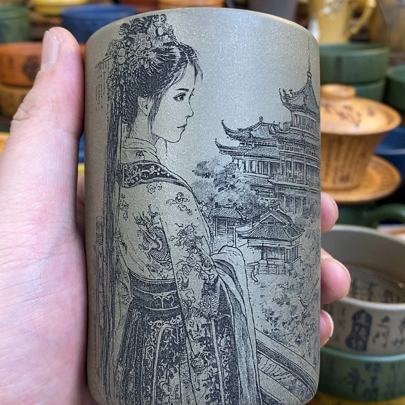 【闪购商品】紫砂杯子宜兴全手工紫砂杯