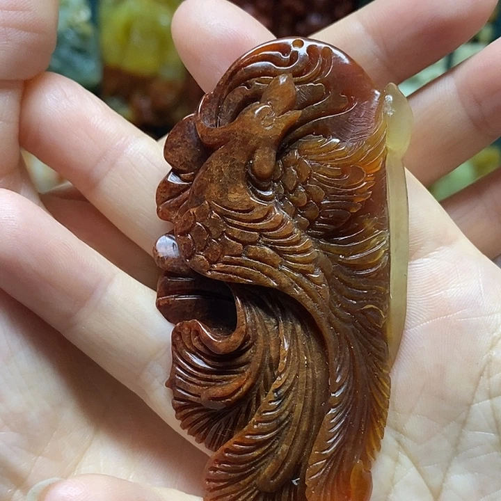 岫玉未镶嵌吊坠(赠链)