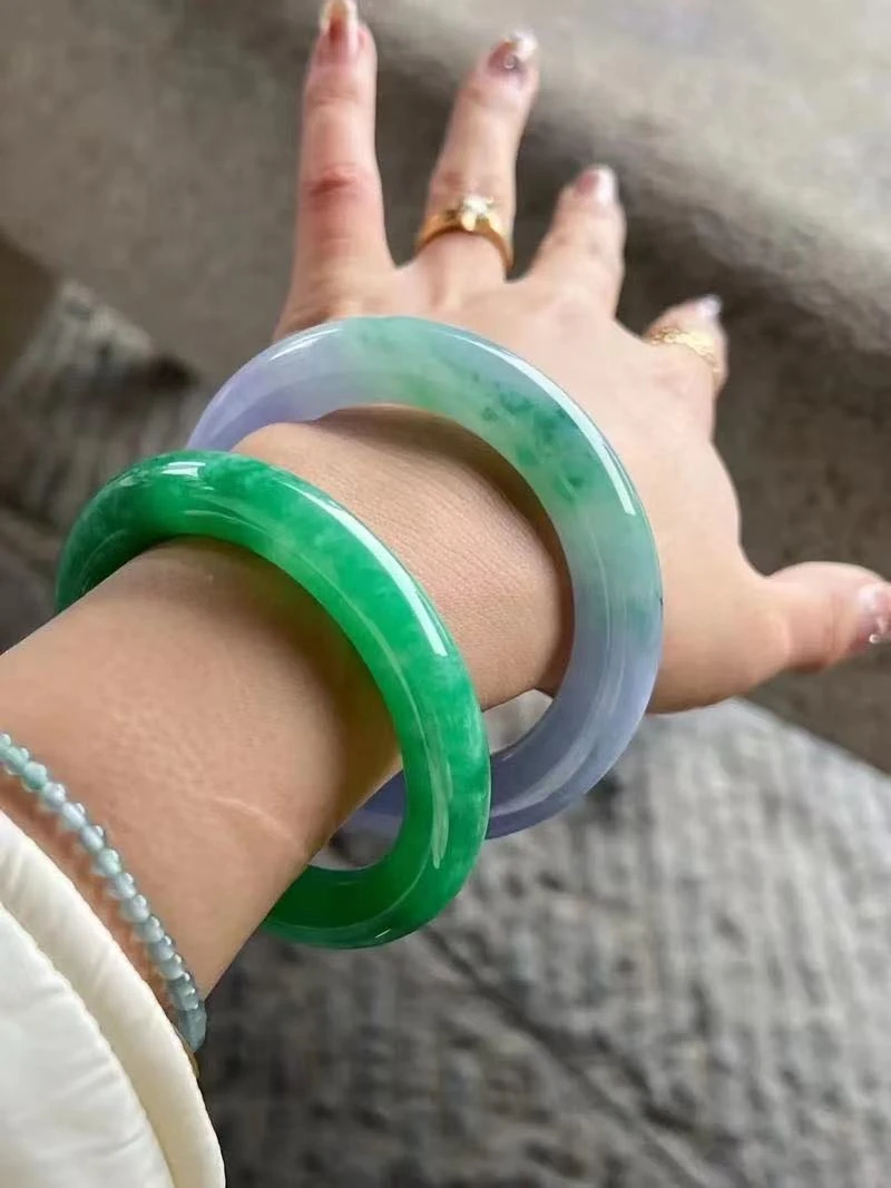 中班 时尚高冰飘花手镯