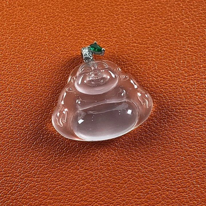 石英质玉银S925镶嵌颈饰