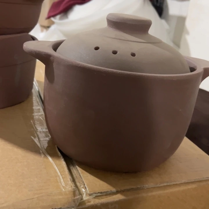 库存尾货紫砂干烧锅一套口径22