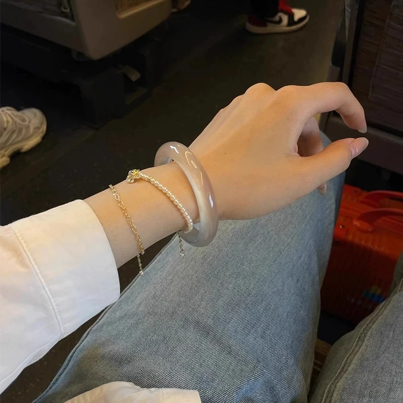 【香槟金手镯】体验精品款【有正圈有圆条】