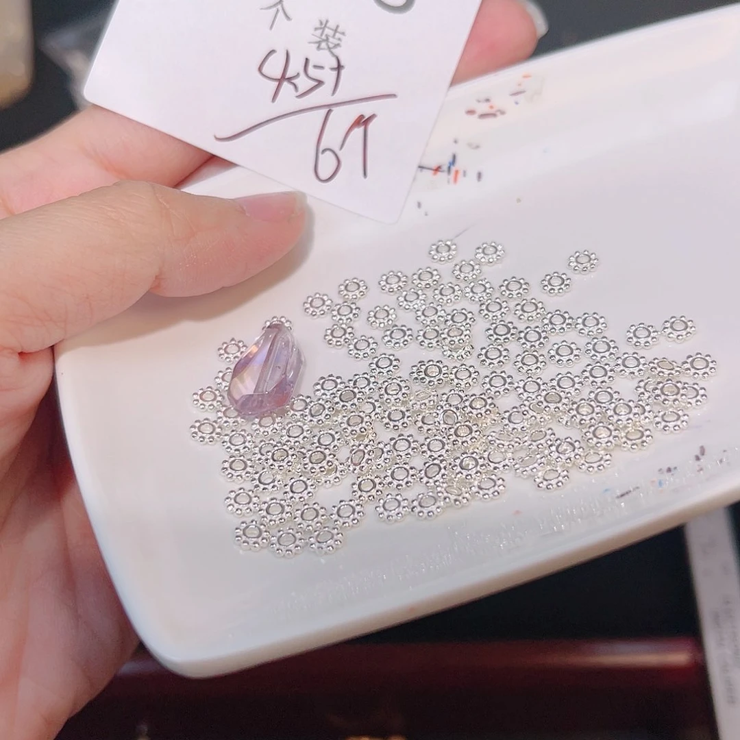 紫晶珠宝半成品银S925镶嵌203