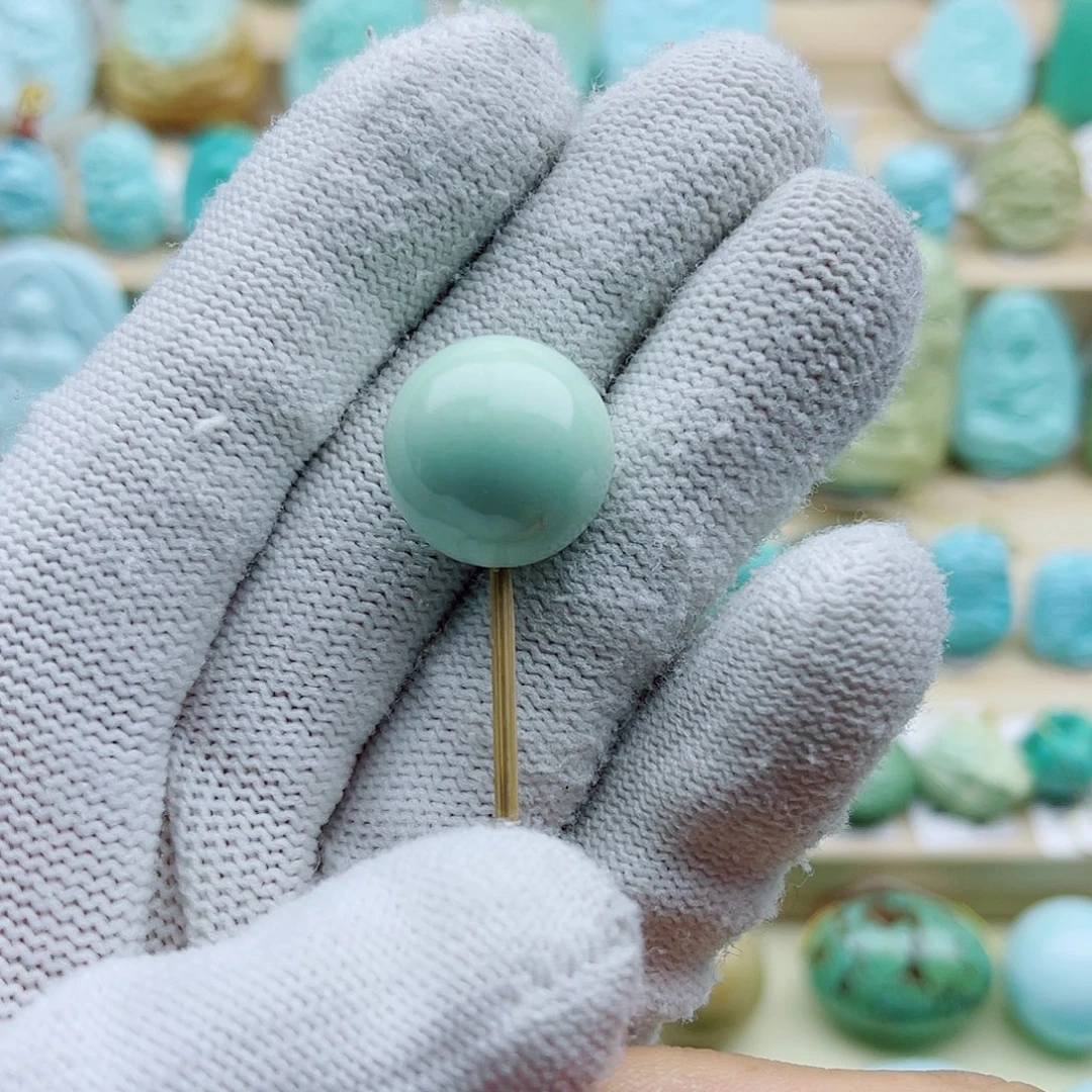 绿松石未镶嵌珠宝奇石16mm