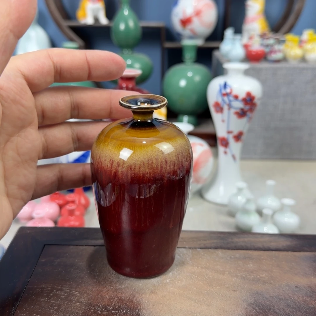 陶瓷手工小花器摆件