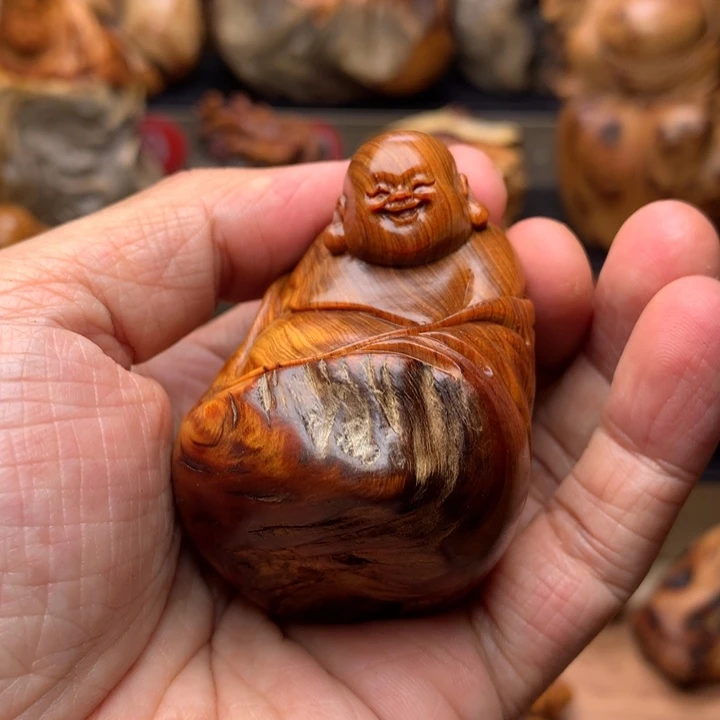 柏木（崖柏）崖柏陈化料手把件