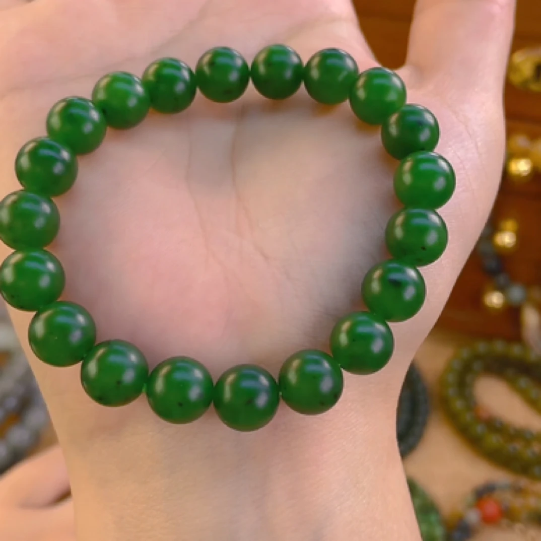 新疆和田玉碧玉高货*超油！超润！【正品保障，基地发货，一物一证】