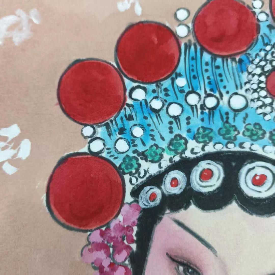宁婉玉-1平尺-国画作品-人物