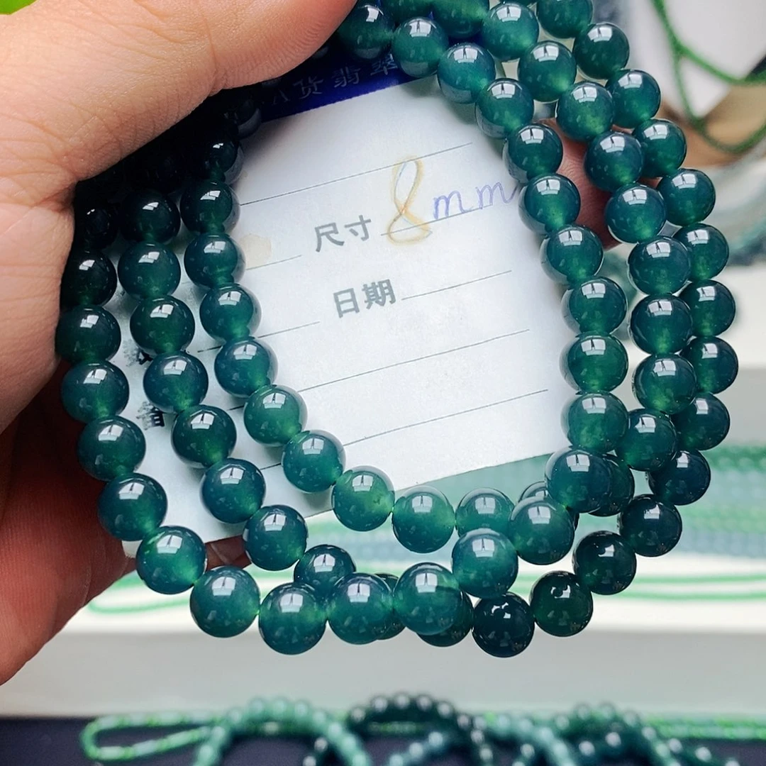 未镶嵌手链翡翠翡翠