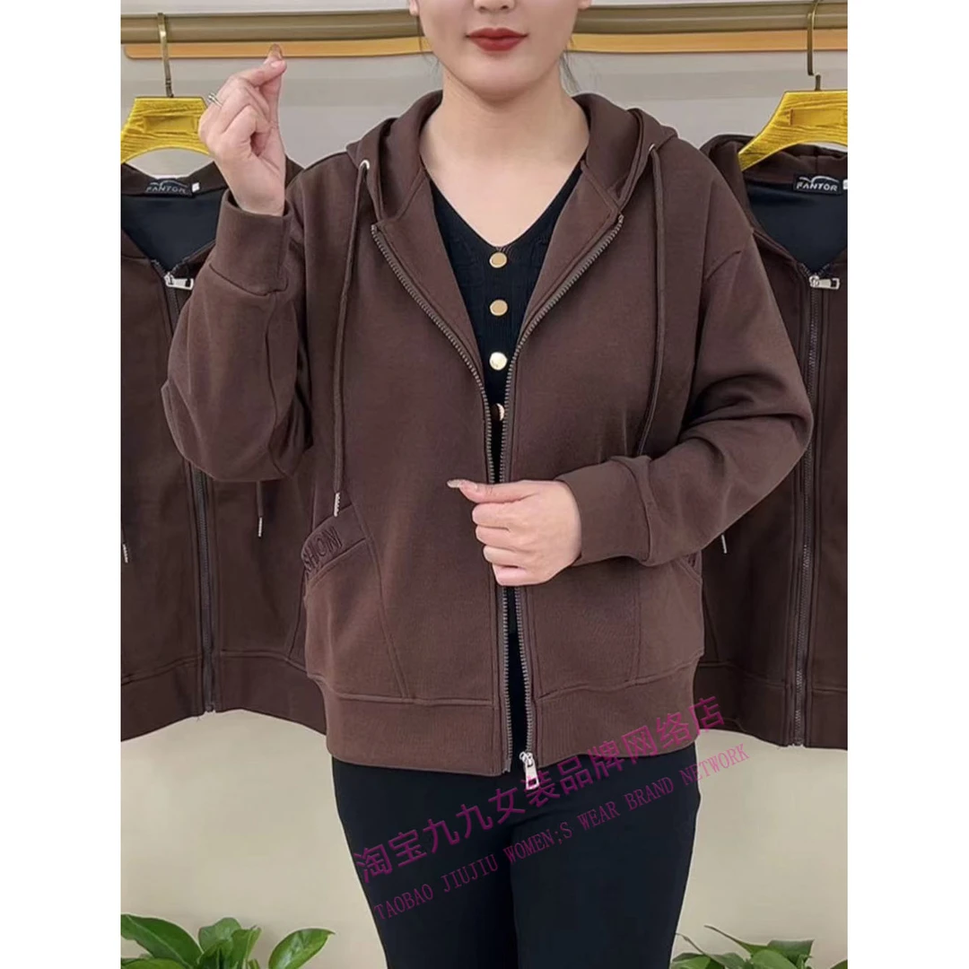 【反季清仓】连帽卫衣外套女宽松显瘦大码文艺百搭韩版休闲长袖