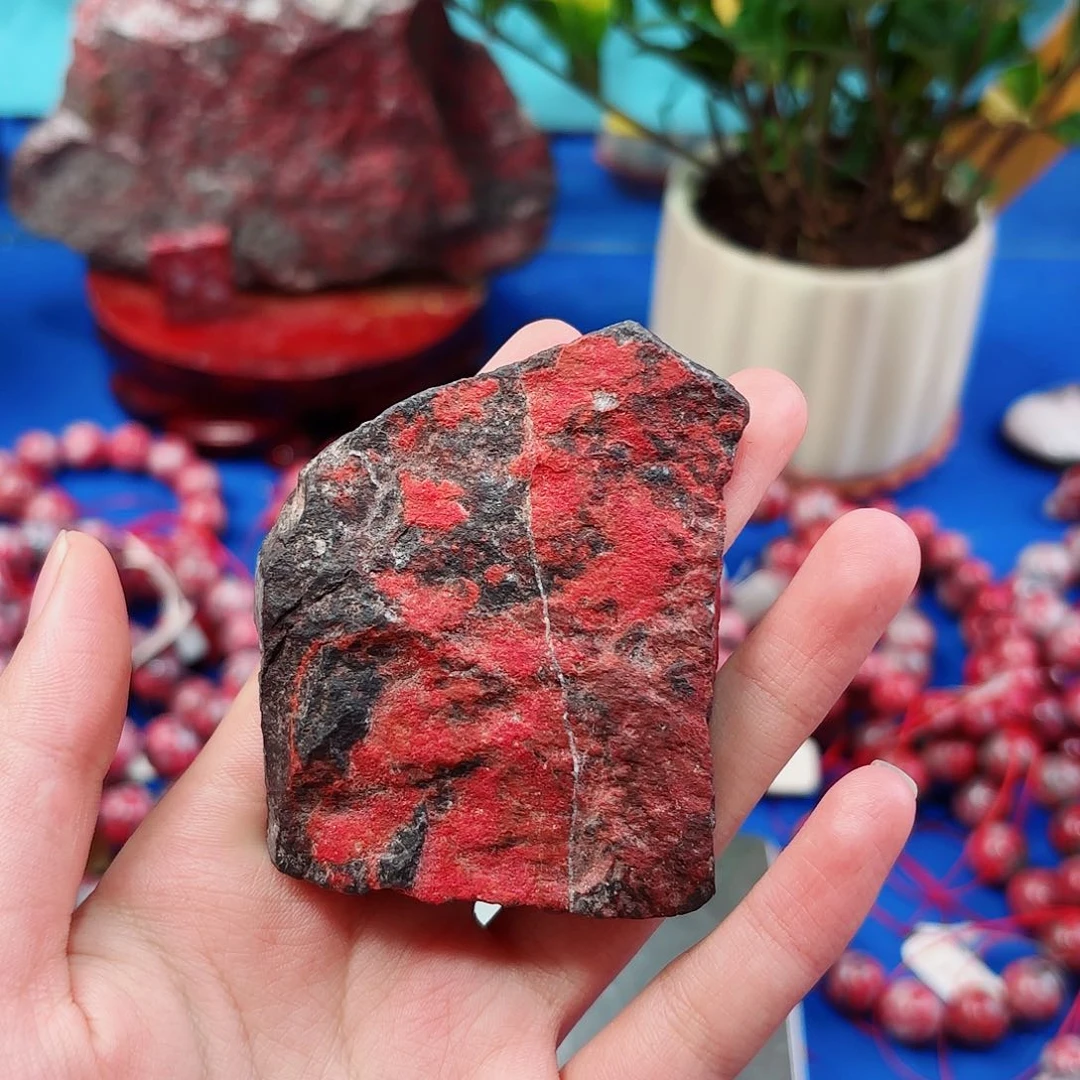 天然辰砂一**川朱砂原石