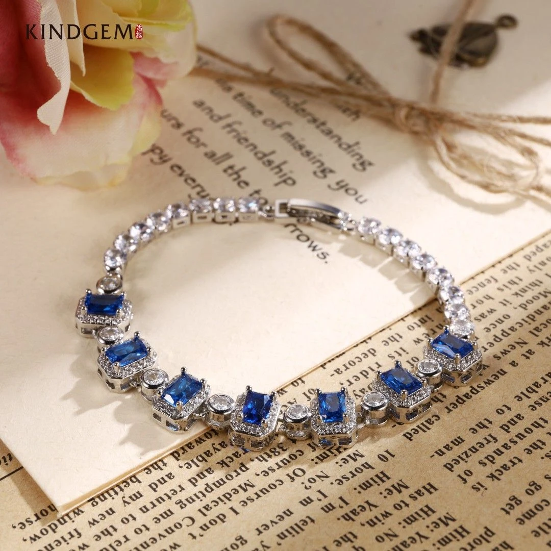 铜合金锆石手链 满镶嵌轻奢高级感时尚百搭手链 CY290XAJC-27504