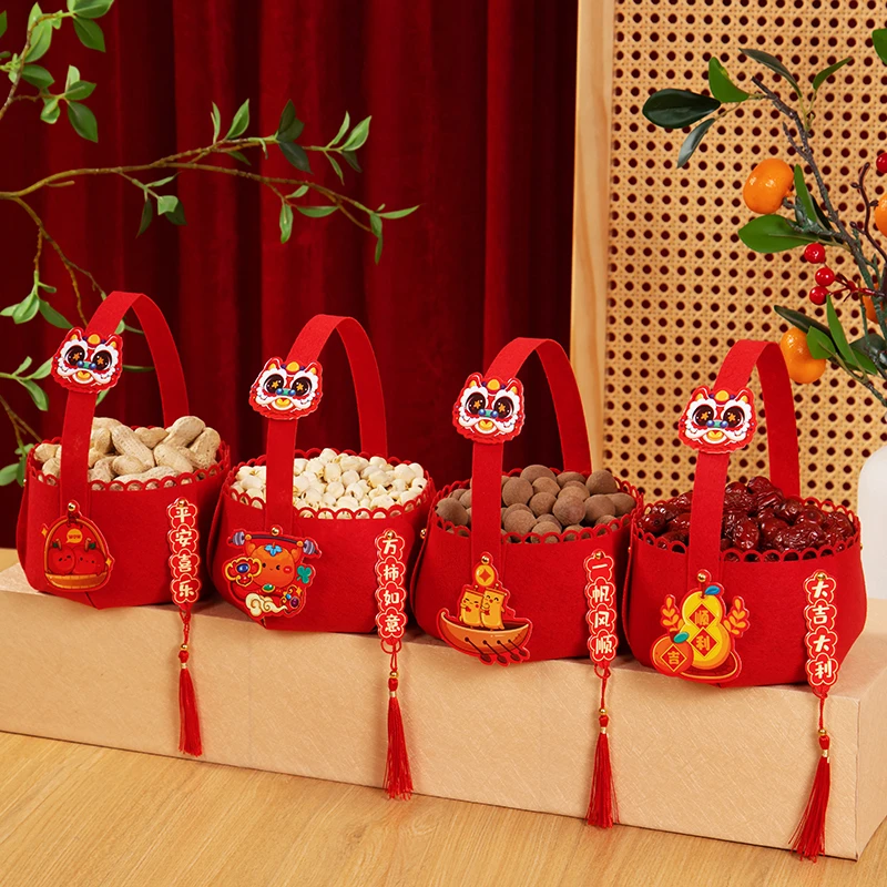 乔迁之喜新居布置用品手提蓝装饰新家礼物入伙仪式乔迁摆件2025款