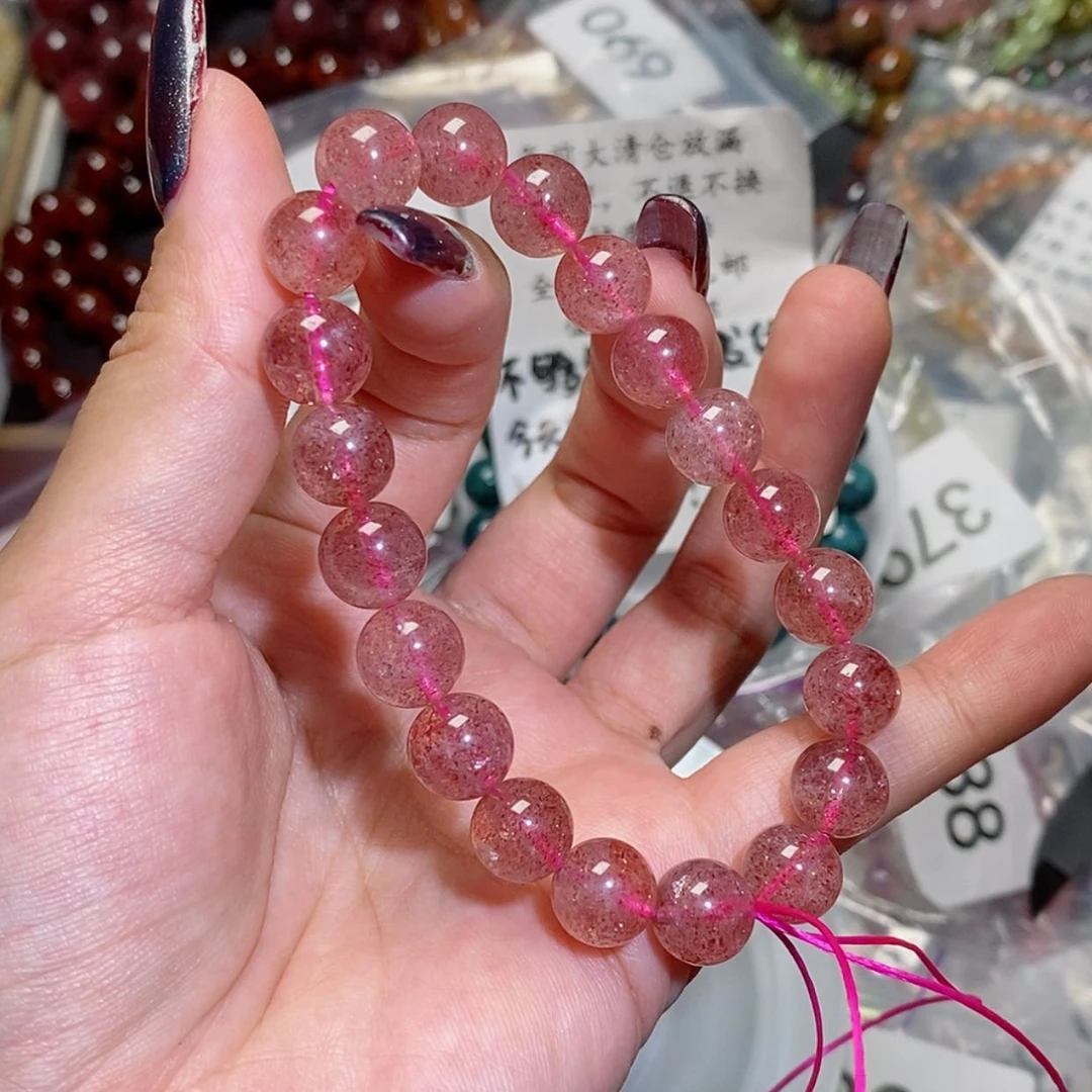 【闪购商品】水晶手串未镶嵌草莓晶418