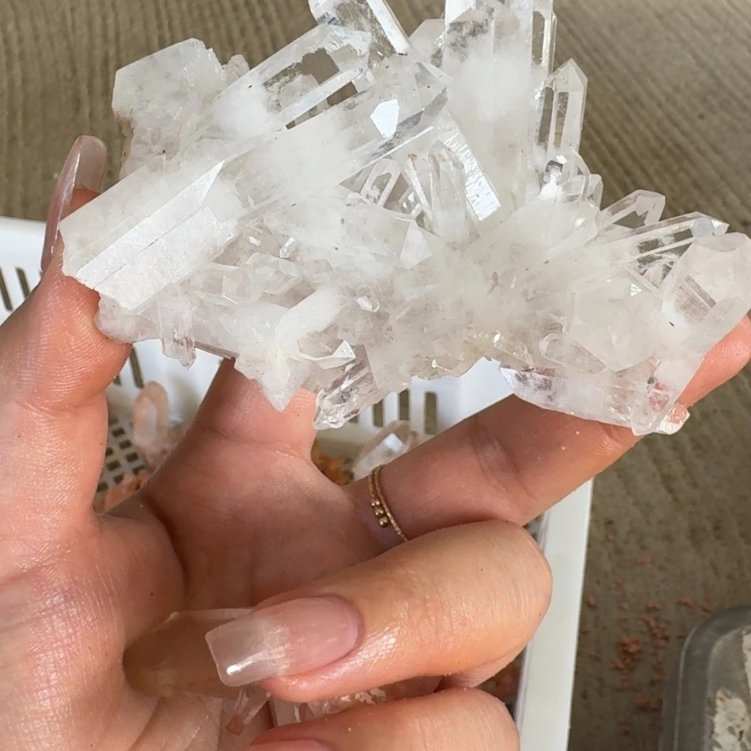 高***尔银S925镶嵌珠宝半成品水晶