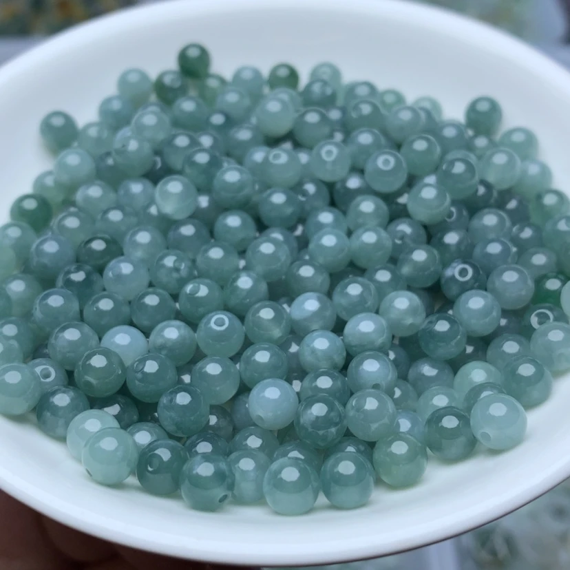 【闪购商品】翡翠手链未镶嵌卡6冰蓝水50个