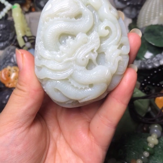 一***贯和田玉未镶嵌把件总价298