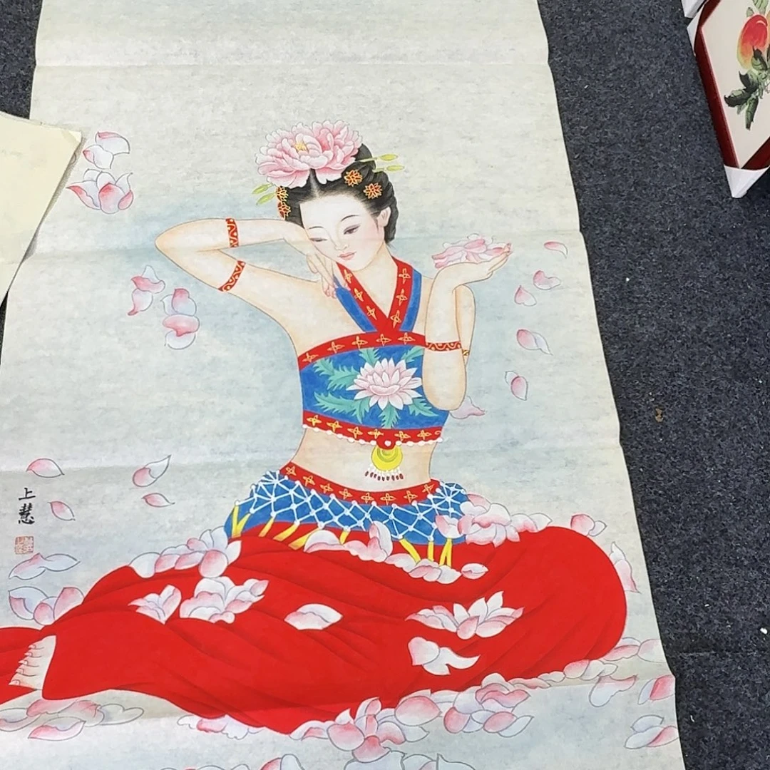 纯手绘国画作品作品