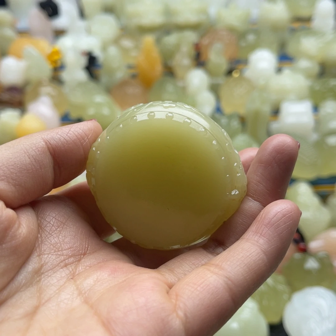 幸****玉天然桌面小摆件