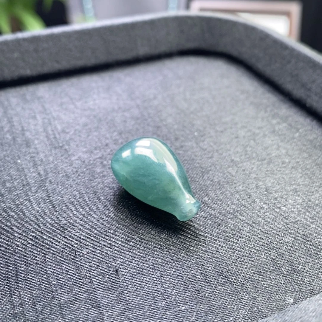 顺***水翡翠未镶嵌手串卡13左右三通