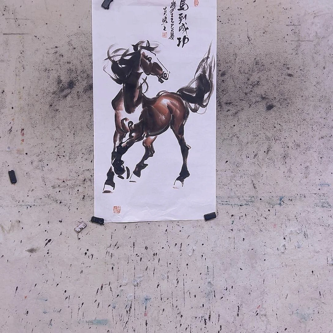 左***院国画三尺100x50cmcm