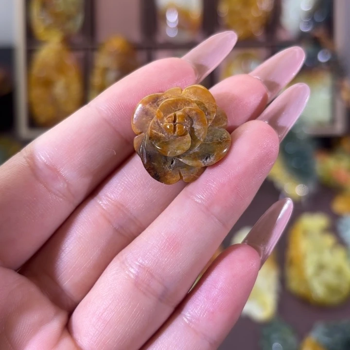 未镶嵌蛇纹石玉颈饰瑞****家随机发