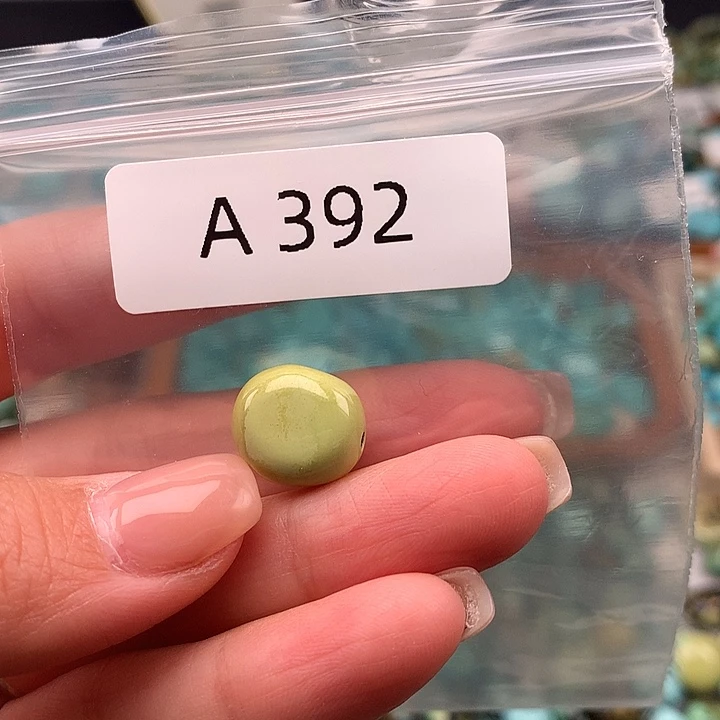 绿松石未镶嵌扣子扣子