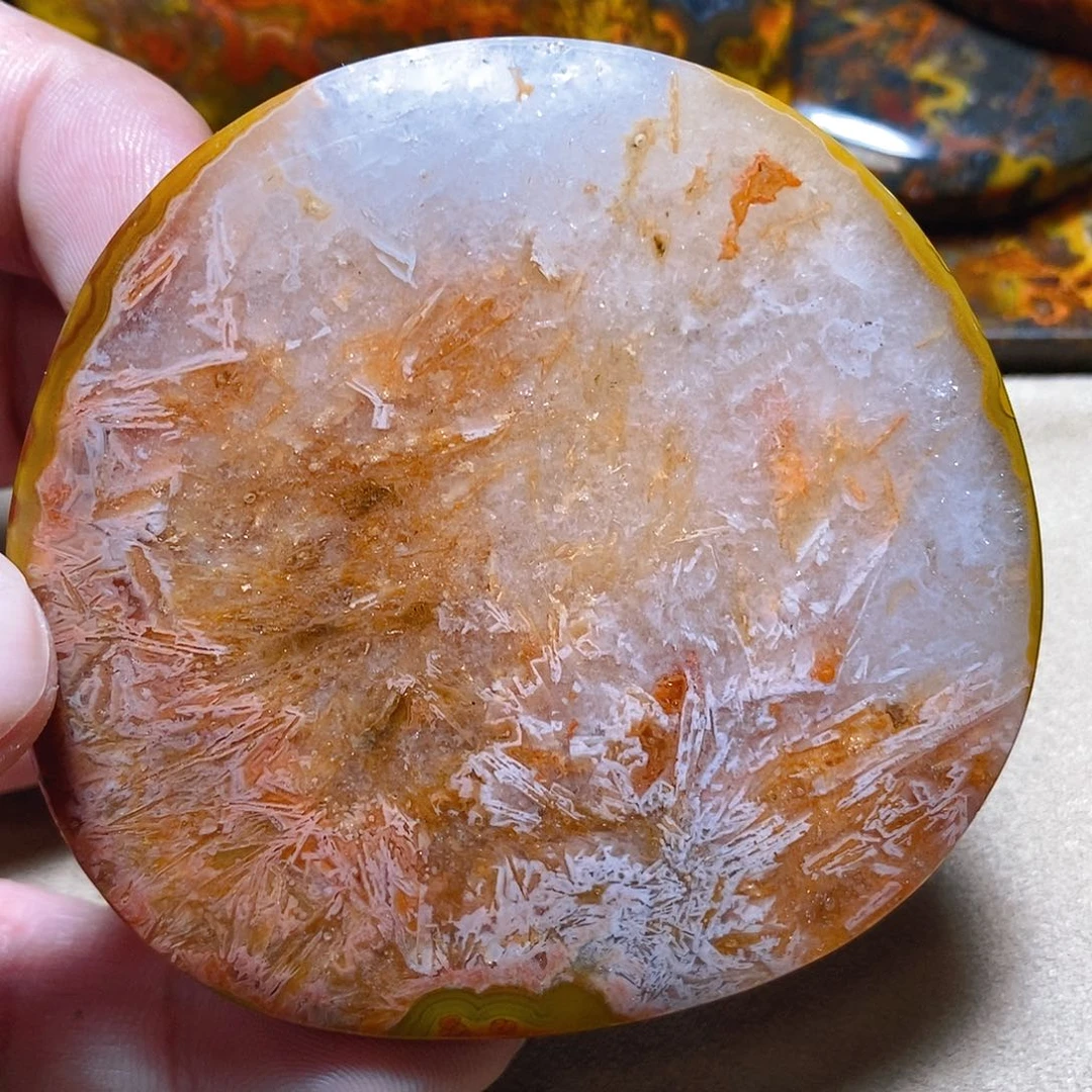 未镶嵌颈饰玛瑙/玉髓啊****橙