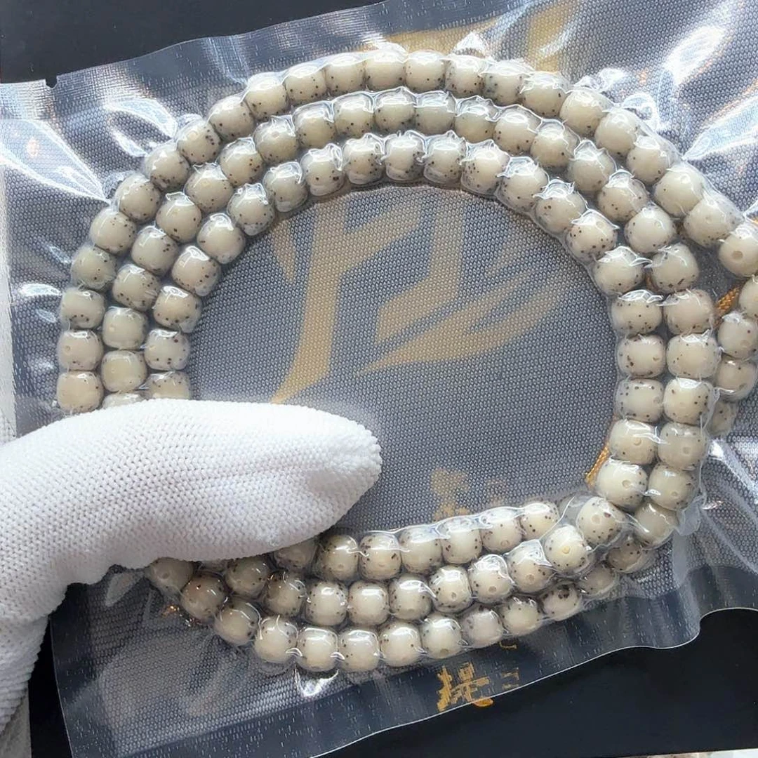 星月菩提吊坠4绿冰糖7左右108通体