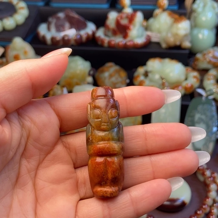 岫岩河磨玉（透闪石质玉）未镶嵌挂件