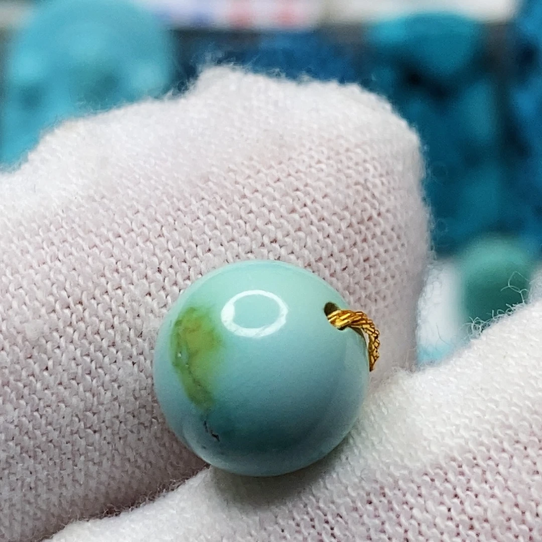 绿松石未镶嵌天然原矿 带武汉地大证书