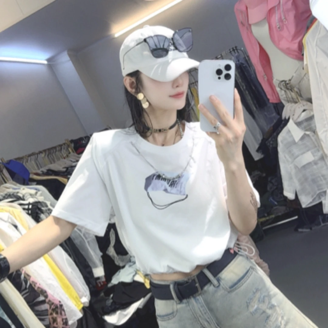 【C度笑笑力推】729新品时尚小众设计师款南油高货短袖T恤