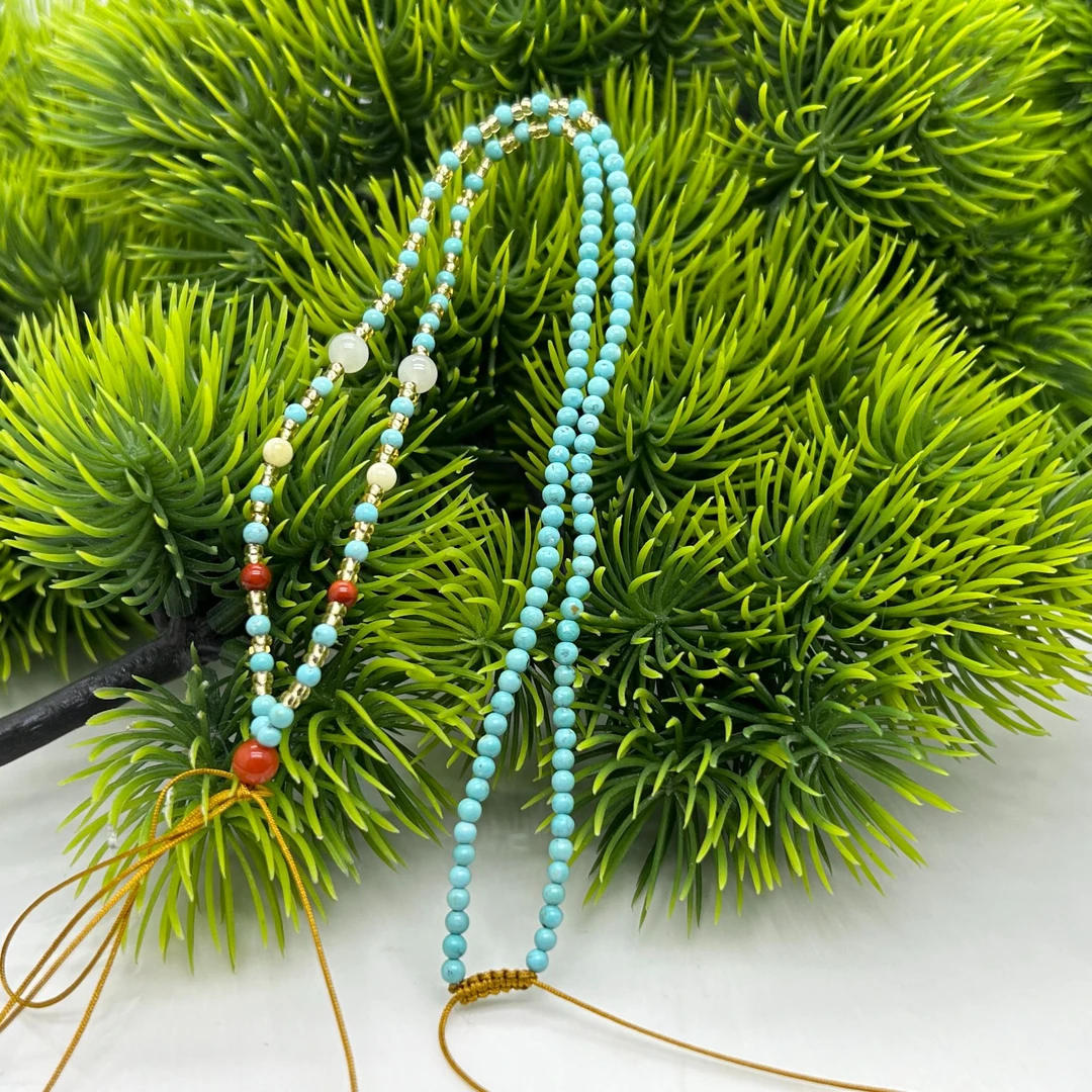 品众珠宝DIY随心配绿松石气质时尚米珠链设计款