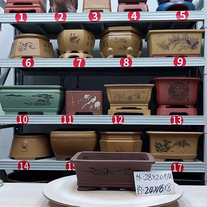 紫砂花盆紫砂花盆