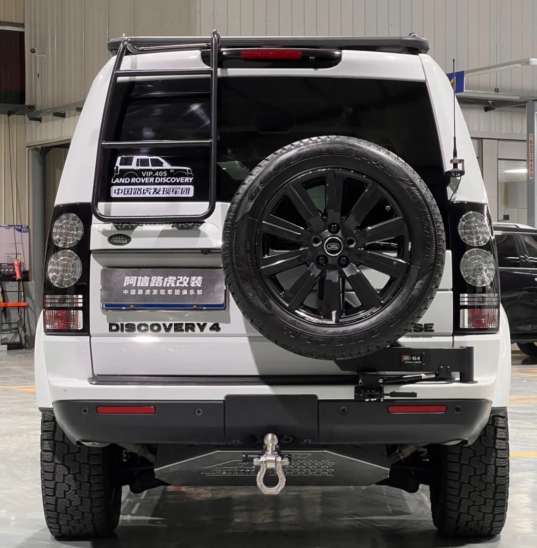 中国路虎发现军团车贴 水贴不能干贴 贴到后备箱玻璃左下方