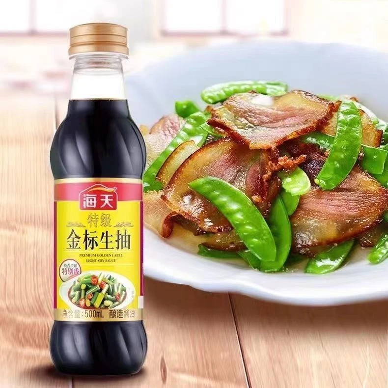 海天家用十件套料酒白醋味极鲜凉拌汁蚝油番茄酱拌饭酱送礼专用