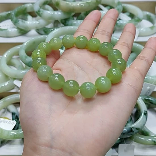 蛇纹石玉未镶嵌手串