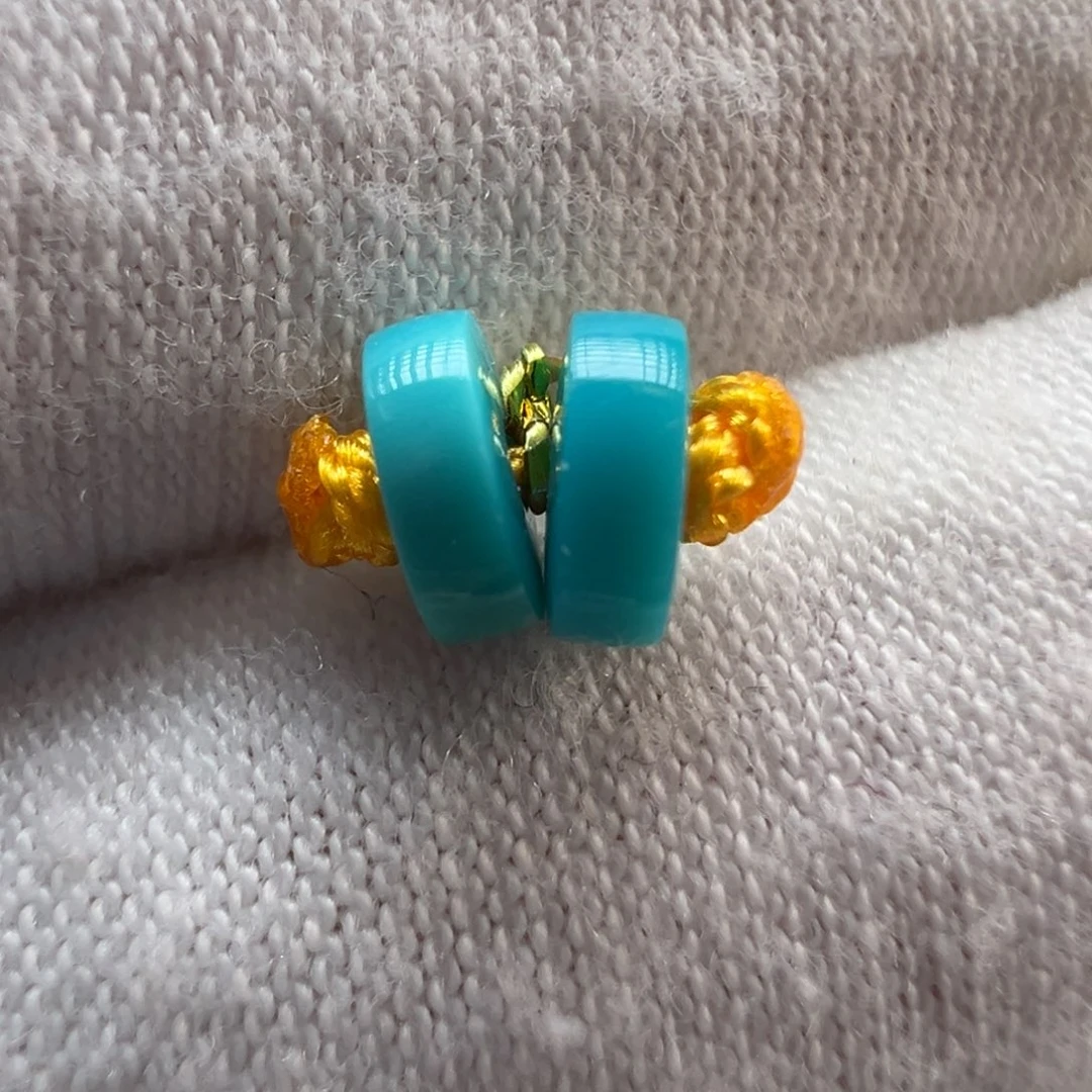 绿松石未镶嵌配饰5.5*2