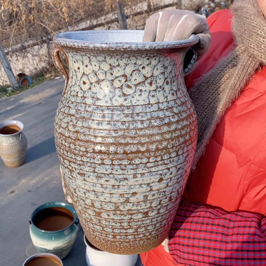 红陶口20高32～～～