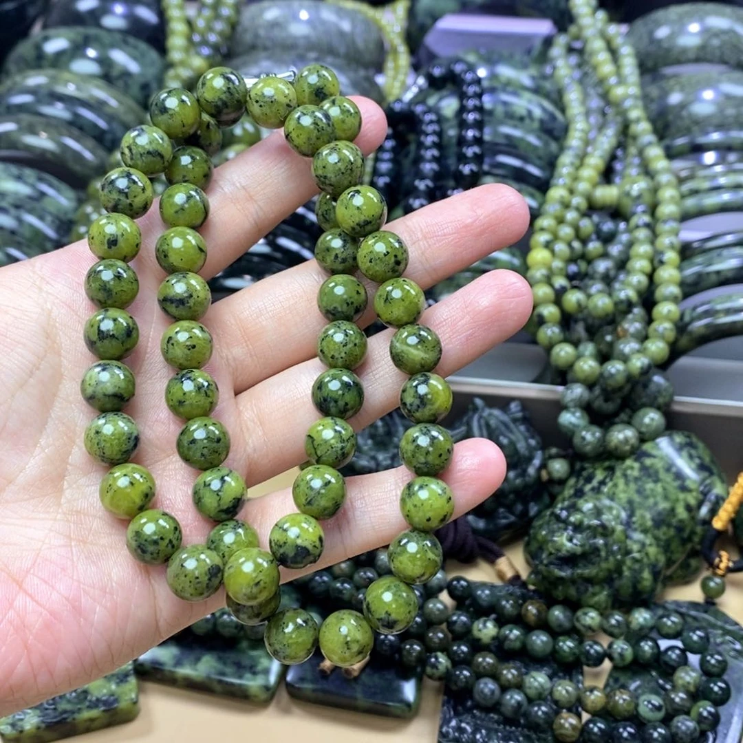 蛇纹石玉未镶嵌手串