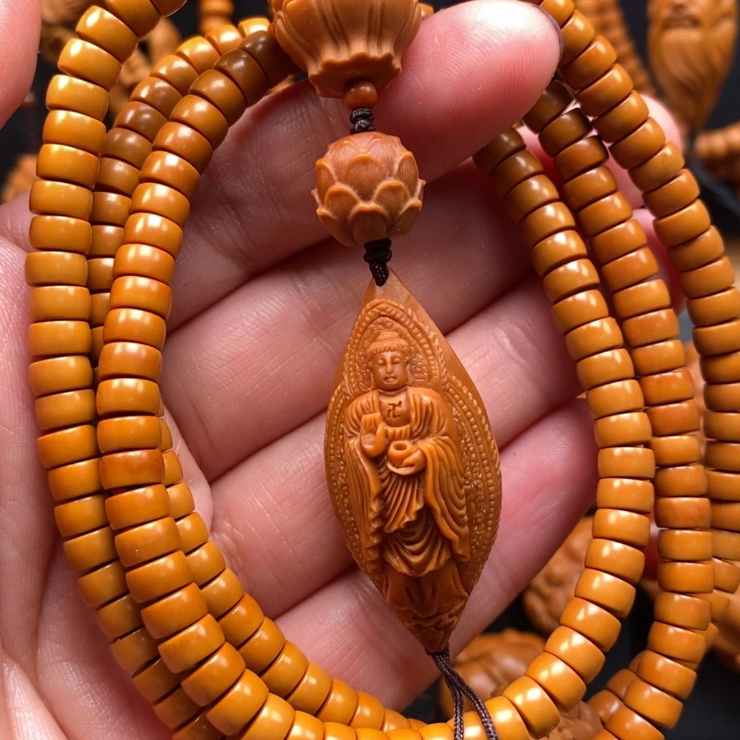 橄榄核手串如来脖挂