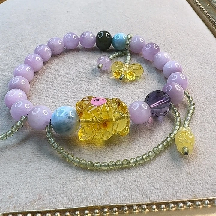 琥珀未镶嵌手链琥珀手串