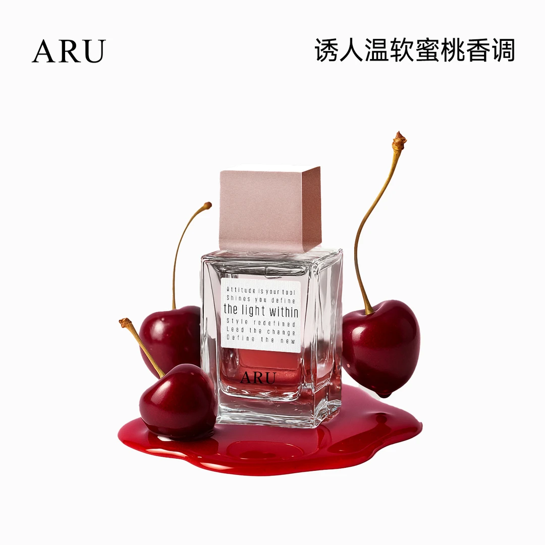 ARU【绯色陷阱】久留香水清甜蜜桃温柔檀木香 香柠小苍兰贵气伪体香