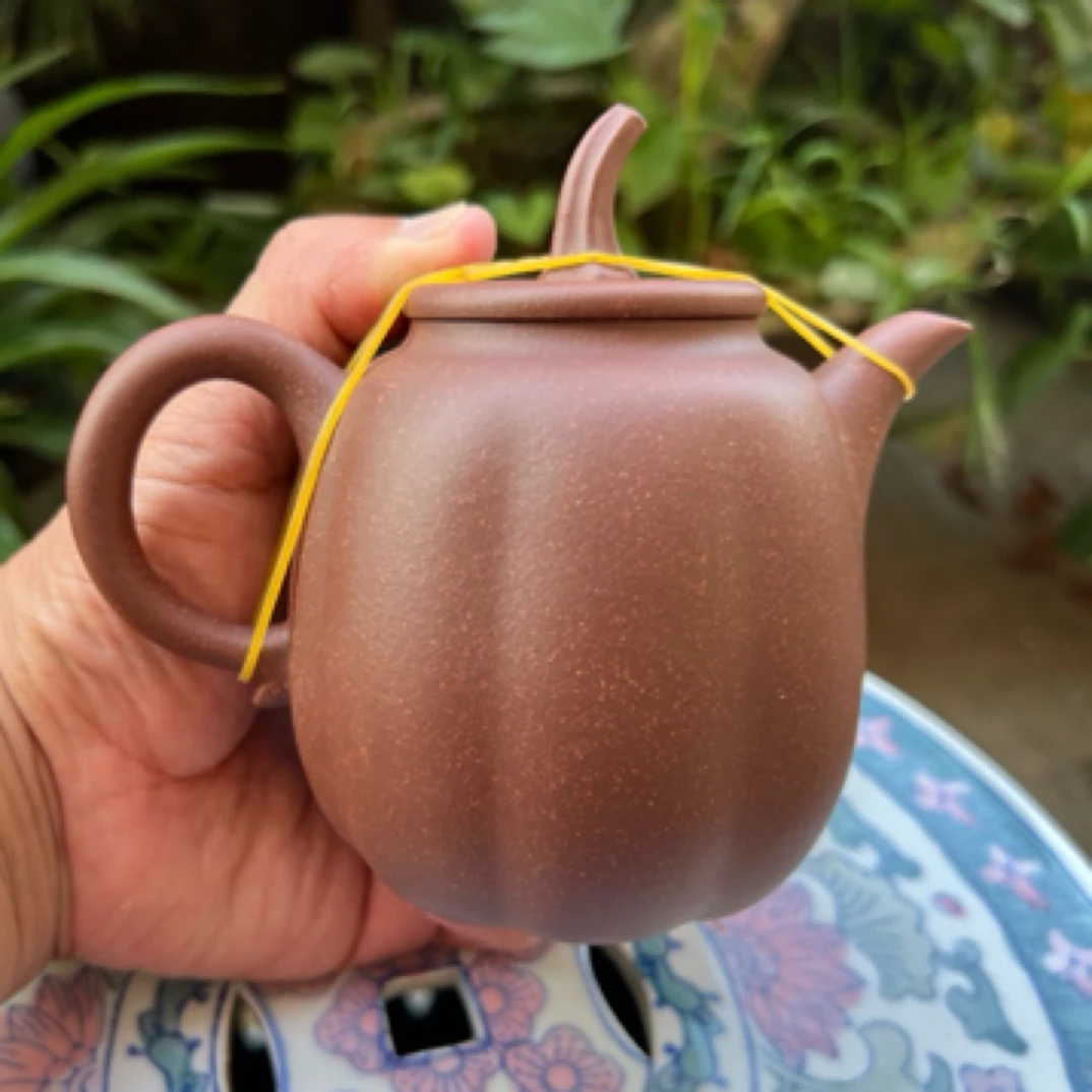 唐志平早期精品全手工茄瓜紫砂壶
