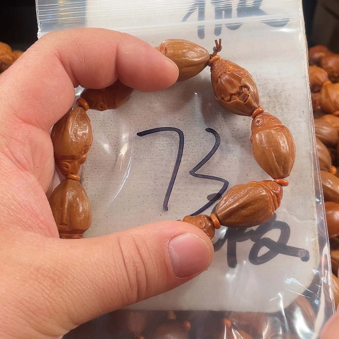 橄榄核手串/手链橄榄核雕工艺手串 瑕疵介意勿拍