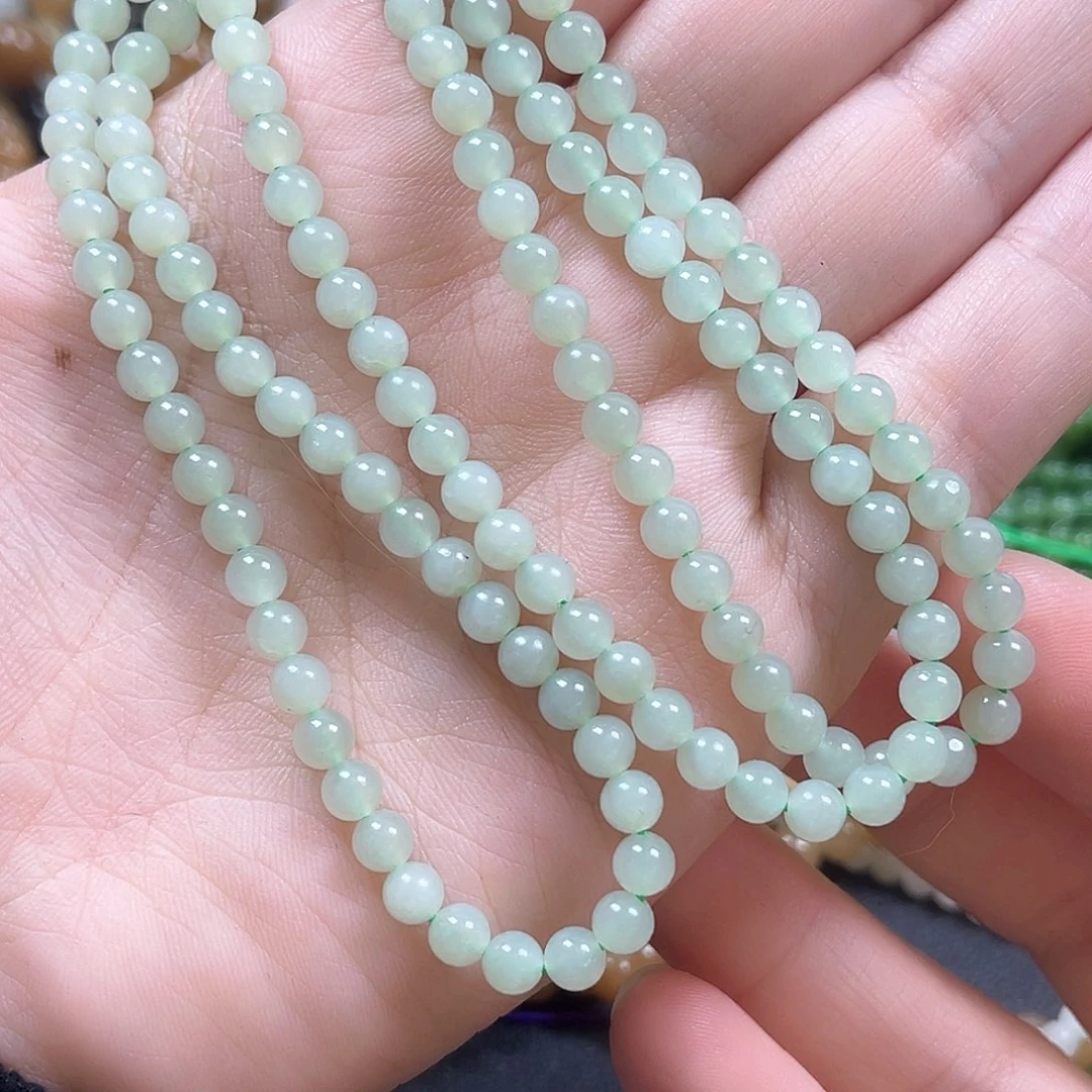 和田玉未镶嵌手链晴水多圈