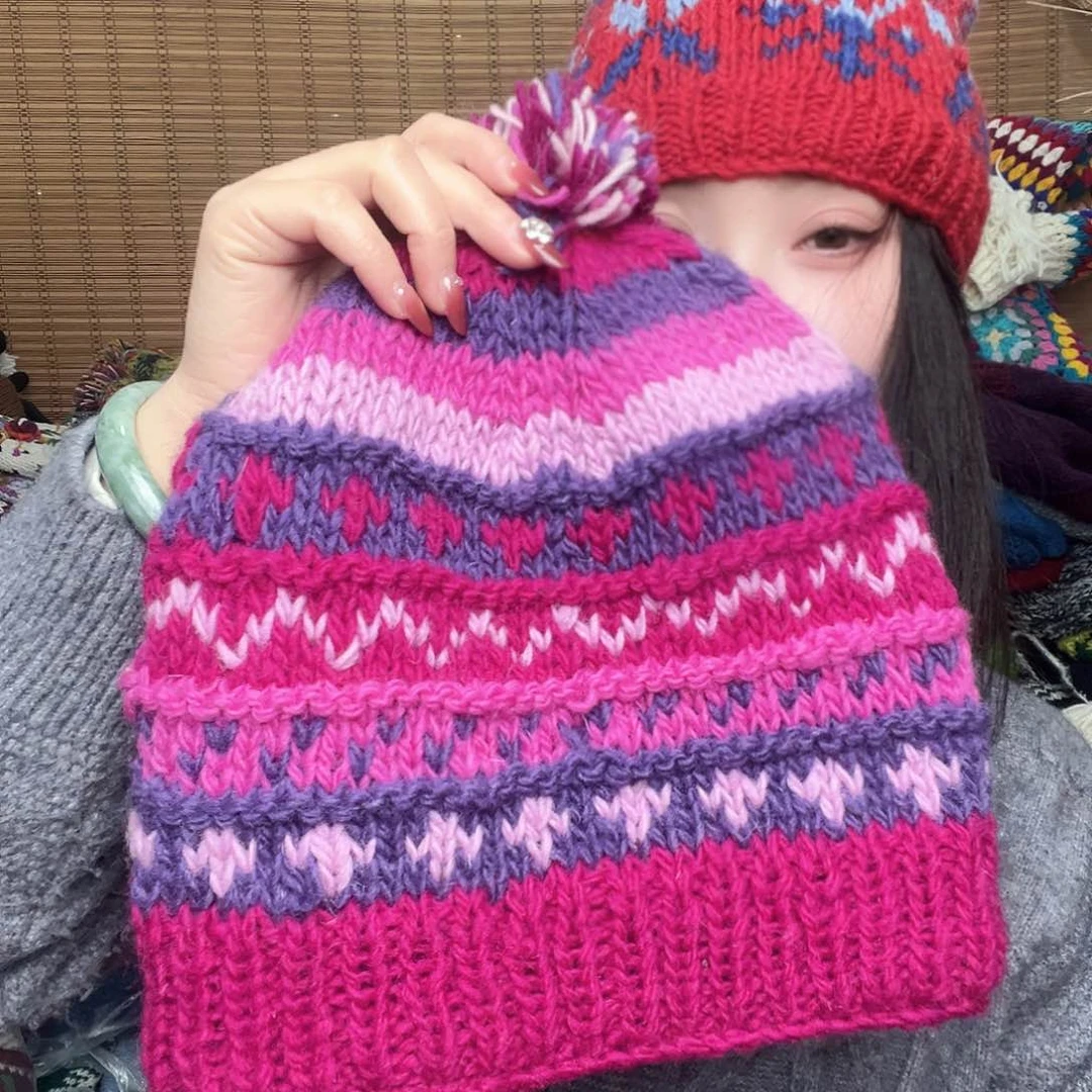 羊毛尼泊尔纯手工帽子579