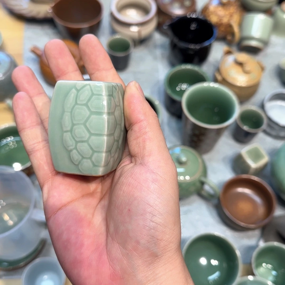小金茶器青瓷茶具