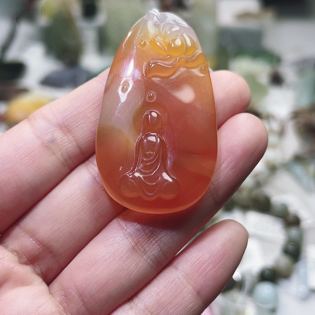 玛瑙/玉髓颈饰合金